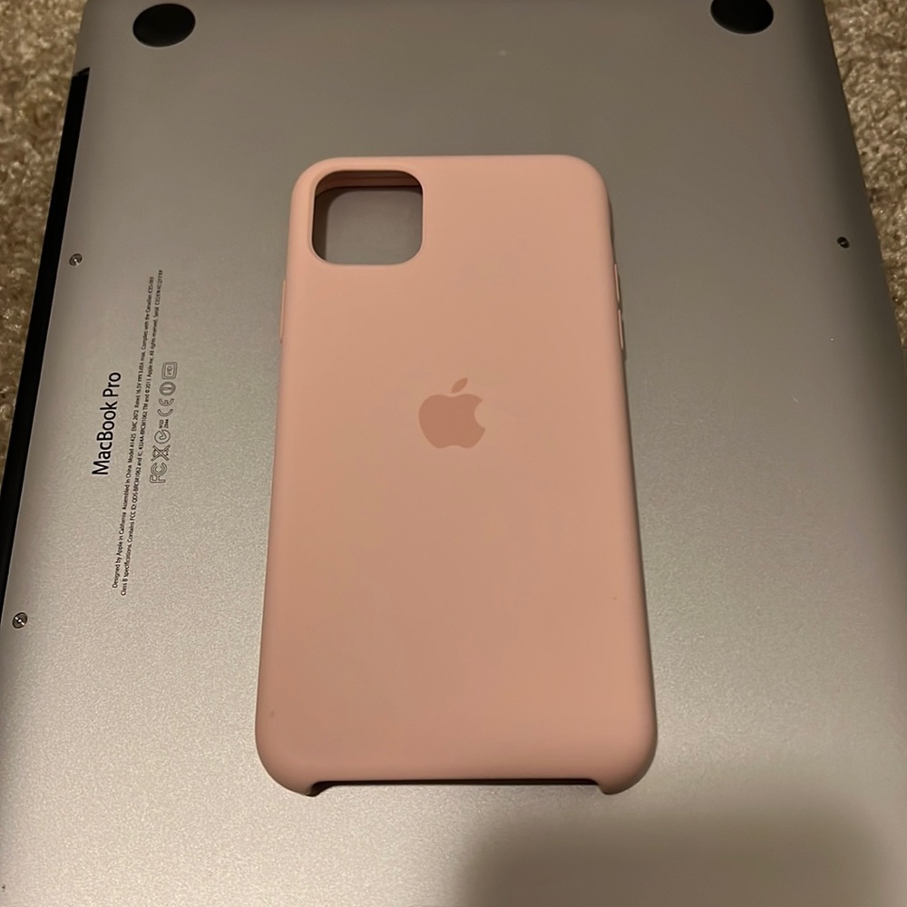 iPhone 11 Pro Max Pink Sand Apple Case